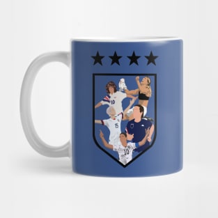 USWNT 4 Stars Equal Play Equal Pay Mug